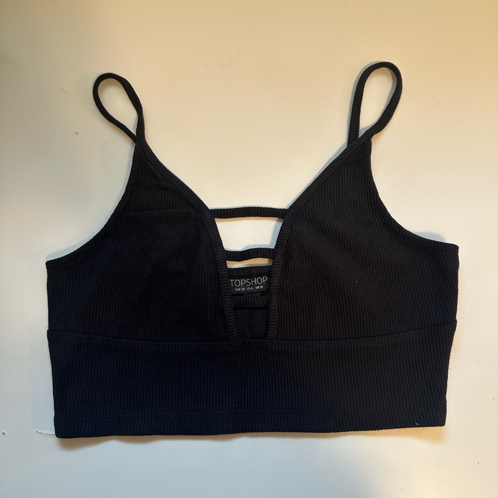 Top shop Ribbed crop top